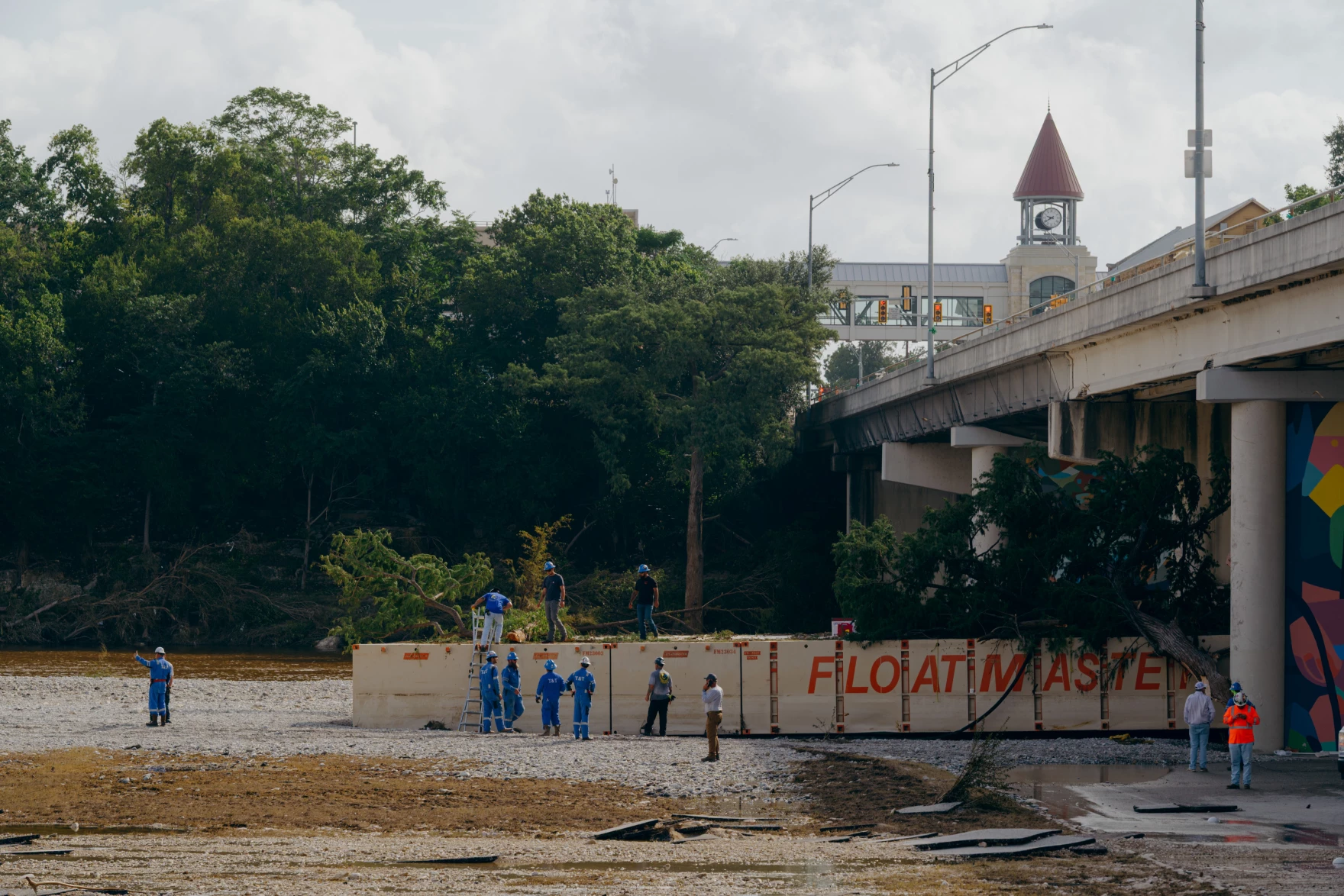 Kerrville flood cleanup after the July 2025 Guadalupe River flooding
